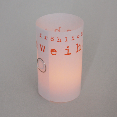 Designer-Weihnachtskarten als Weihnachtsschmuck