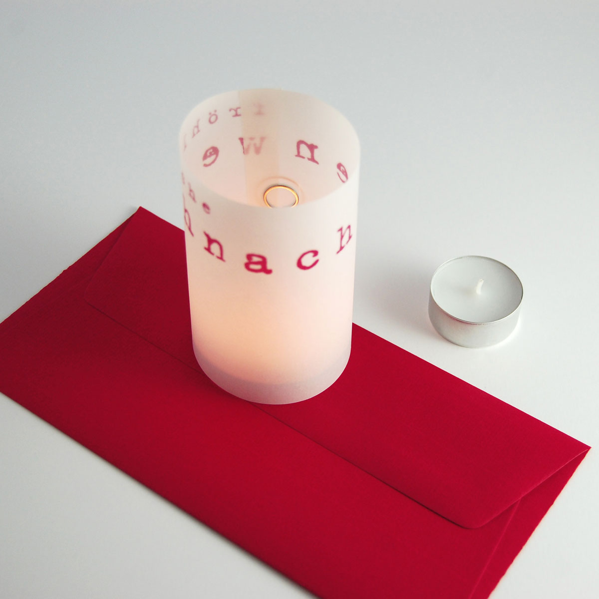 bestellen Sie Designer-Weihnachtskarten mit farbigen Umschlägen
