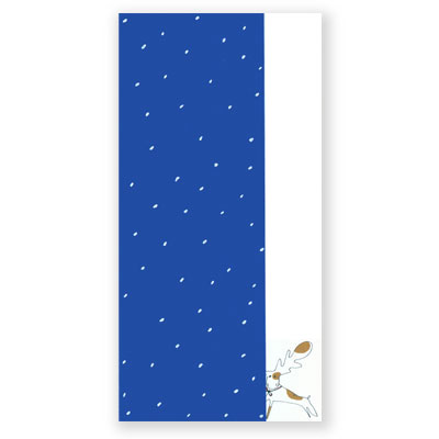 Weihnachtskarten, Elch mit Himmel