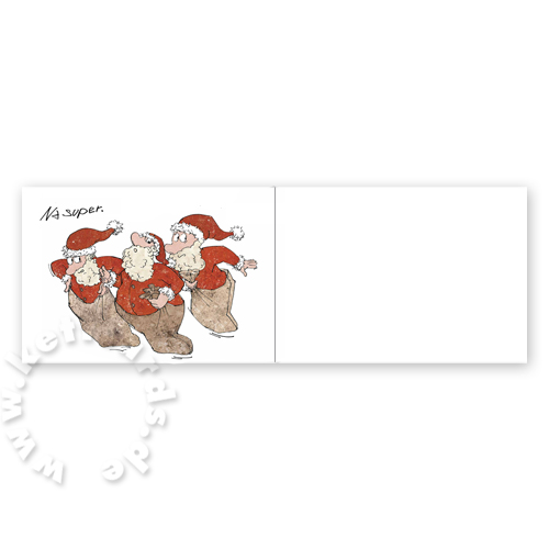 Na super, witzige Weihnachtskarten