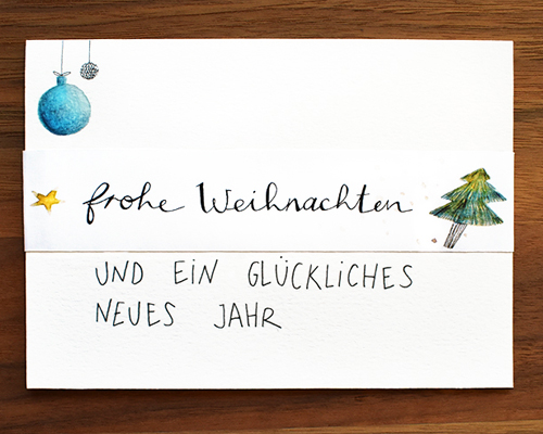 Etiketten für Weihnachtsgeschenke, Weihnachtskarten mit Mehrwert