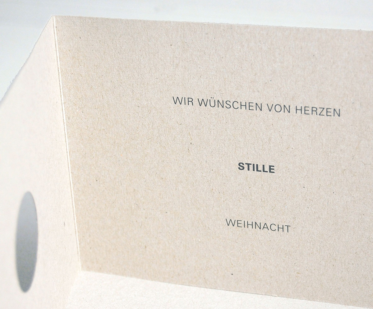 umweltfreudliche Weihnachtskarten mit religiösem Hintergrund: Stille Weihnacht