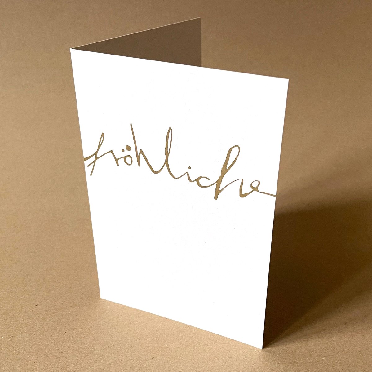 fröhliche weihnachten wünscht, umweltfreundliche Design-Weihnachtskarten, goldener Druck