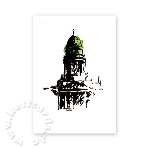 Weihnachtskarten: Französischer Dom, Gendarmenmarkt