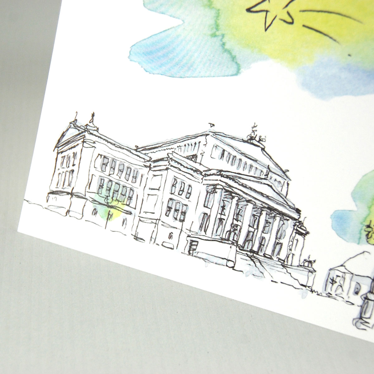 Das Schauspielhaus am Gendarmenmarkt - Berliner Weihnachtskarten