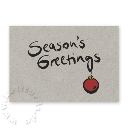 Weihnachtskarten - Season’s Greetings