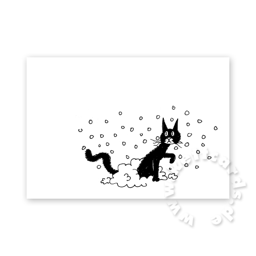 ABC, die Katze steckt im Schnee, Weihnachtskarten