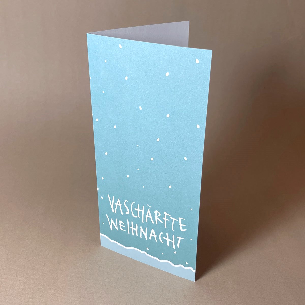 Vaschärfte Weihnacht, ausgefallene Berliner Weihnachtskarten mit Text