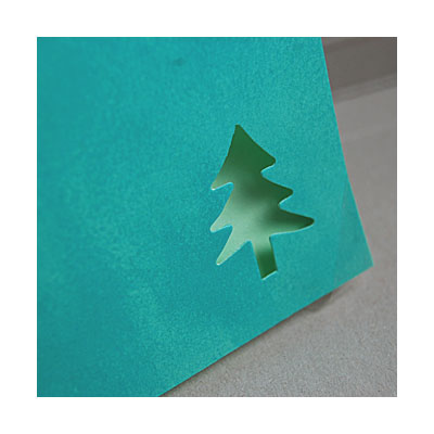 gestanzte Weihnachtskarten