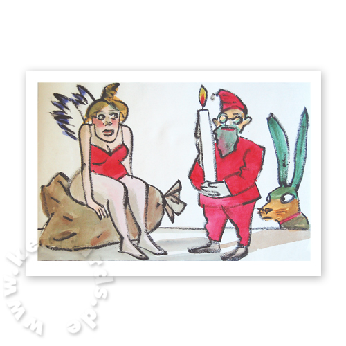 Kunst-Weihnachtskarten: Weihnachten?