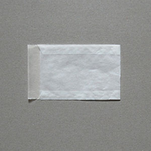 kleine Pergaminbeutel 63 x 93 mm nassklebend