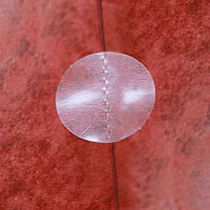 transparente Verschlussetiketten