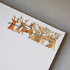 Briefpapier für Weihnachten: Rudolf und seine Freunde