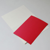 rotes Einlegepapier