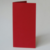 Blankoklappkarten aus rotem Recycling-Karton, DIN lang