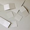 graue blanko-Glückwunschkarten mit Perforierung, 100 % Recycling