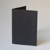 Blankoklappkarten aus edlem, schwarzem Recycling-Karton