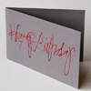Recycling-Glückwunschkarten, Happy Birthday