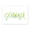 Glückwunsch, Glückwunschkarten mit Kalligrafie