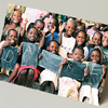 Danke, Klappkarten mit Spende für burundikids e.V.