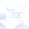 Glückwunschkarten zum 90. Geburtstag mit Kalligrafie