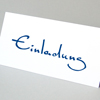 Einladungskarten mit Schrift