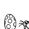 animierte Ostergrüße mit drehendem Ei