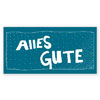 Alles Gute, Glückwünsche gedruckt in einer Lieblingsfarbe