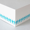 Design-Hochzeitskarten mit Menschenkette