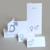 Design-Hochzeitskarten mit Ring