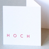 HOCH ZEIT - Design-Hochzeitseinladungen in pink