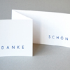 Danke schön - Design-Hochzeitskarten zum Bedanken