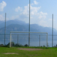 Handballtor im Freien, Sportstätten, Fotografien