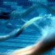 jump, Schwimmer unter Wasser