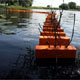 orange intervention, land art