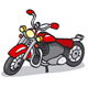Motorrad, Illustration