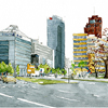 Potsdamer Platz, Stadtillustrationen