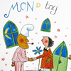 Montag, Illustrationen mit Mond