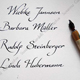 Namen kalligrafisch geschrieben