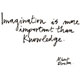 Imagination, Lettering