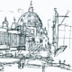 skizzenhafte Architekturzeichnungen
