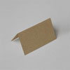 braune Tischkarten, Muskat Designrecycling