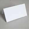 weiße Blanko Tischkarten ohne Aufdruck, 6 x 11 cm