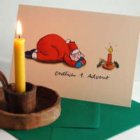10 Weihnachtskarten Adventskalender hochwertige Grußkarten Advent Zeit 220-5192 