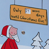adventcalender with a turning wheel: english version