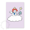 Engelchen auf einer Wolke, witzige Weihnachtskarten