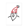 Ein Fragender, witzige Weihnachtskarten