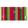 frohes fest - Weihnachtskarte nach Kundenwünschen mit rot/grünen Sternen