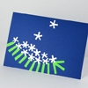 Schneeflocken, Weihnachtskarten