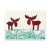 Weihnachtskarten mit freundlichen Elchen